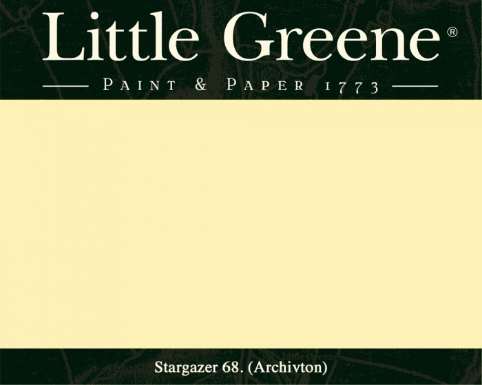 Englische Farbe von Little Greene Stargazer 68 - Hochwertige Farbe gestrichen an der Wand