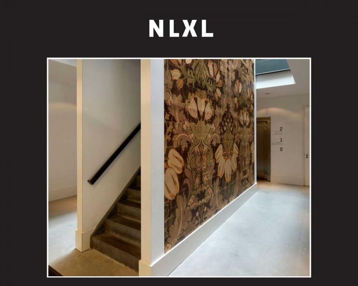 Raumfoto der NLXL Tapete MRV-02 Big Pattern Luther von Mr & Mrs Vintage als Sonderanfertigung.