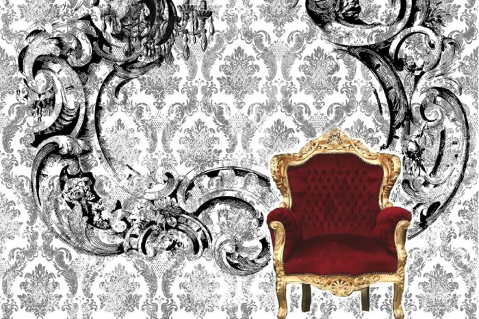 Die Design-Fototapete Barock Sessel, Artwork, eine Vlies-Fototapete bei Livingwalls Cologne online kaufen. Die Design-Fototapete Barock Sessel, Artwork ist eine Fototapete auf Maß.