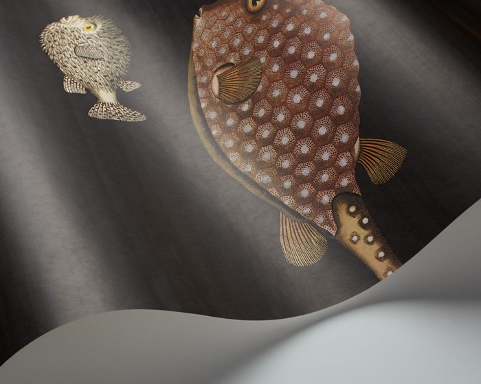 Detailfoto der Fornasetti Tapete 97/10048 Acquario von Cole and Son