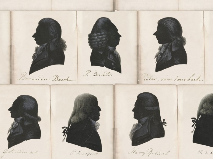 Detailansicht der Selected Walls Tapete Amsterdam Portraits Wallpaper Col. 01