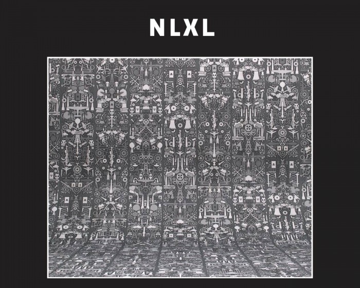 Die NLXL Tapete JOB-01 Archives von Studio Job tapeziert an einer Wand.