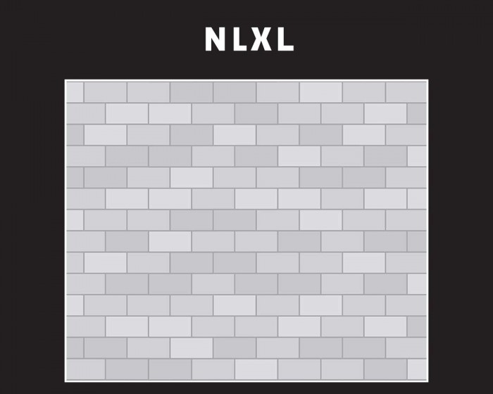 Flächenansicht der NLXL Tapete JOB-10 The Wall von Studio Job.