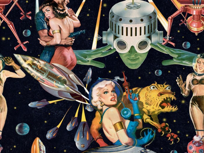 Detailansicht der Selected Walls Tapete San Diego Comic Wallpaper Col. 01