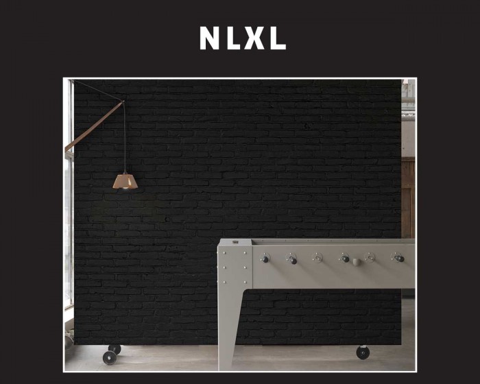 Die NLXL Tapete PHM-33 Materials von Piet Hein Eek tapeziert an einer Wand.