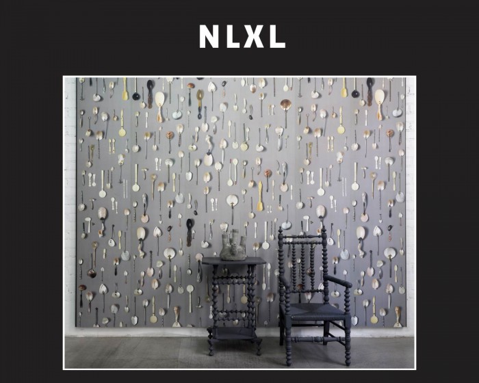 Die NLXL Tapete DRO-06 Obsession von Daniel Rozensztroch tapeziert an einer Wand.