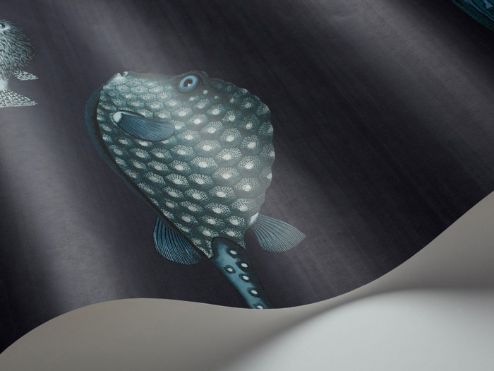 Detailfoto der Fornasetti Tapete 114/16032 Acquario von Cole and Son