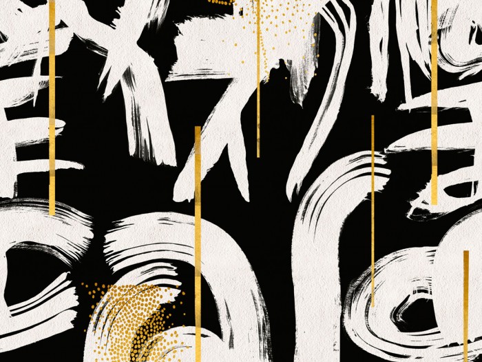 Detailansicht der Selected Walls Tapete Sofia Artwork Wallpaper Col. 01