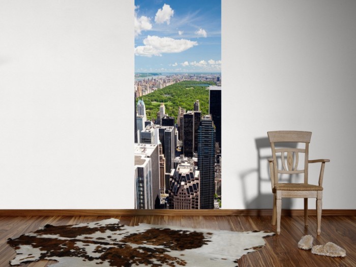 Ein Foto von dem 3D-Fotopanel Central Park, New York USA tapeziert an der Wand. Bestelle Deine Bildtapete online.