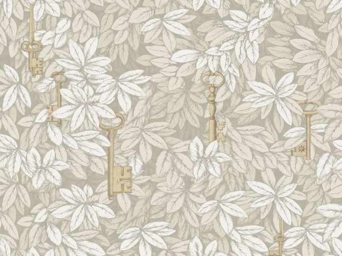 Ansicht der Fornasetti Tapete 114/26052 Chiavi Segrete von Cole and Son