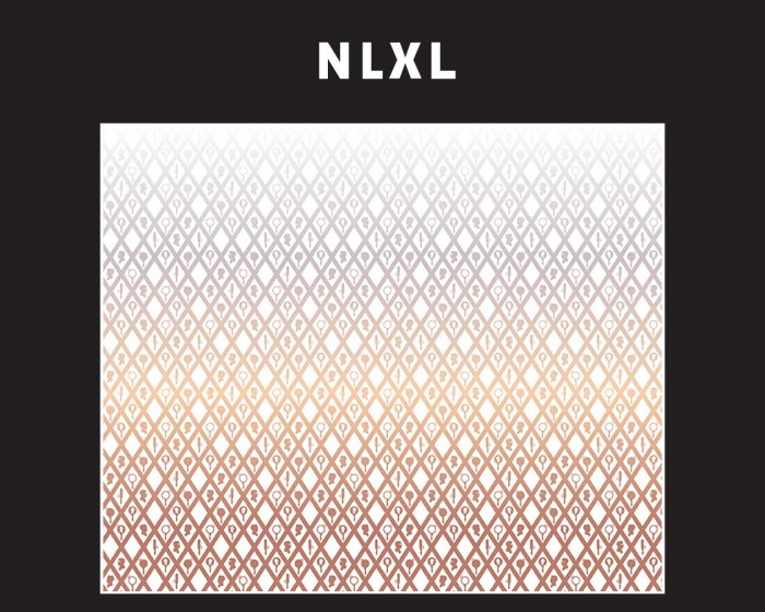 Flächenansicht der NLXL Tapete TEU-02 Gradient von Thomas Eurlings.