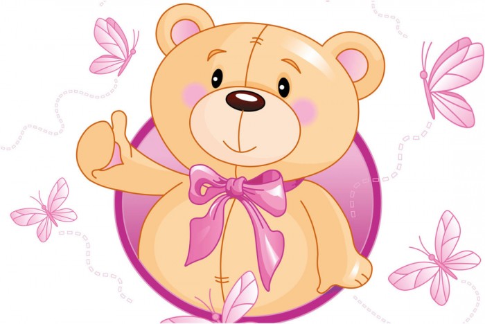 Die Fototapete Bär mit Schmetterlingen, eine Vlies-Fototapete bei Livingwalls Cologne online kaufen. Die Fototapete Bär mit Schmetterlingen ist eine Fototapete auf Maß.