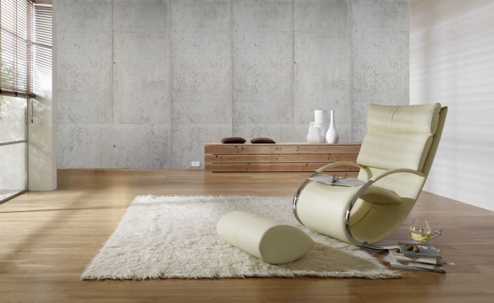 3D-Fototapete Beton Wand, Sichtbeton