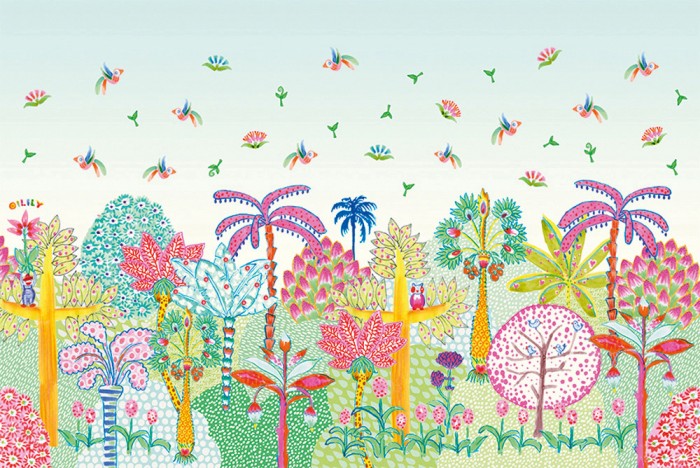 Die Design-Fototapete Paradis, Oilily Kids, eine Vlies-Fototapete bei Livingwalls Cologne online kaufen. Die Design-Fototapete Paradis, Oilily Kids ist eine Fototapete auf Maß.
