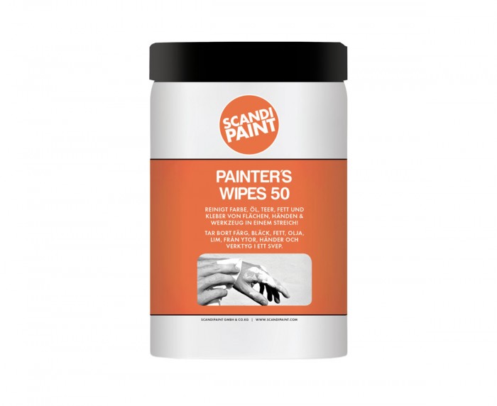 Scandipaint Painter's Wipes Reinigungstücher in der praktischen Dose
