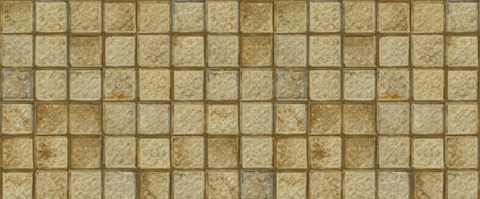 Die Fototapete Fliesen Wand, Fliesen aus Metall, eine Vlies-Fototapete bei Livingwalls Cologne online kaufen. Die Fototapete Fliesen Wand, Fliesen aus Metall ist eine Fototapete auf Maß.