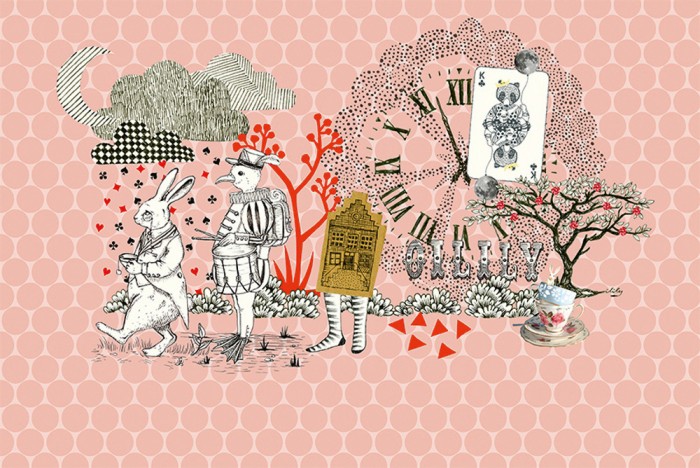 Die Design-Fototapete Alice im Wunderland, Oilily Kids, eine Vlies-Fototapete bei Livingwalls Cologne online kaufen. Die Design-Fototapete Alice im Wunderland, Oilily Kids ist eine Fototapete auf Maß.