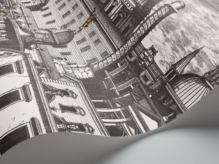 Detailfoto der Fornasetti Tapete 114/20040 Riflesso von Cole and Son