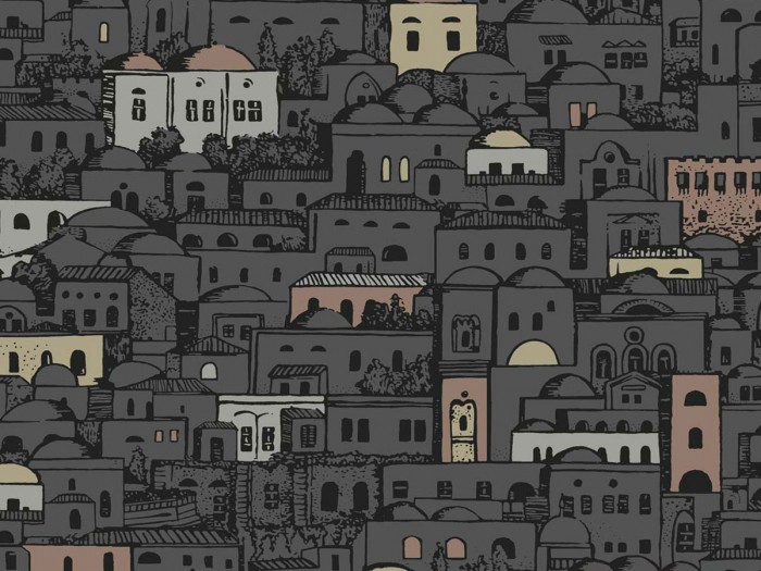 Ansicht der Fornasetti Tapete 114/7014 Mediterranea von Cole and Son