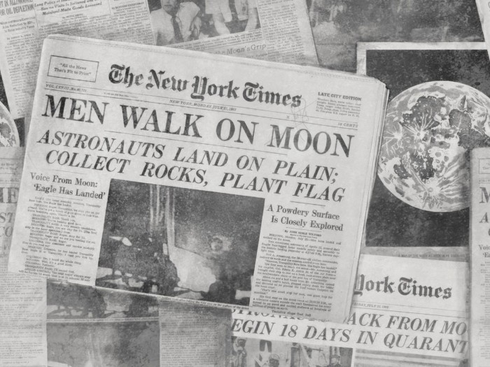 Detailansicht der Selected Walls Tapete New York Magazin Wallpaper Col. 01