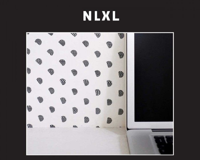 Detailansicht der NLXL Tapete TTY-01 Particles von Truly Truly.