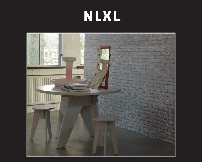 Raumfoto der NLXL Tapete PHM-34 Materials von Piet Hein Eek.
