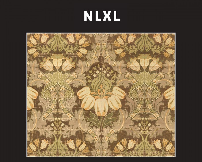 Flächenansicht der NLXL Tapete MRV-02 Big Pattern Luther von Mr & Mrs Vintage.