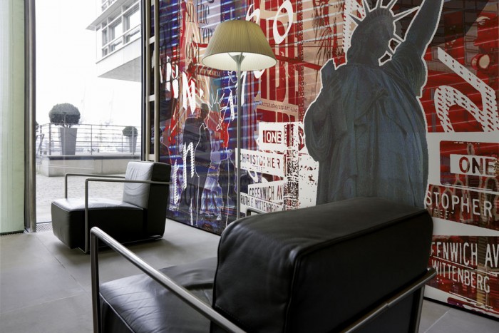 Designer-Fototapete Manhattan in New York, Artwork by Mylumi