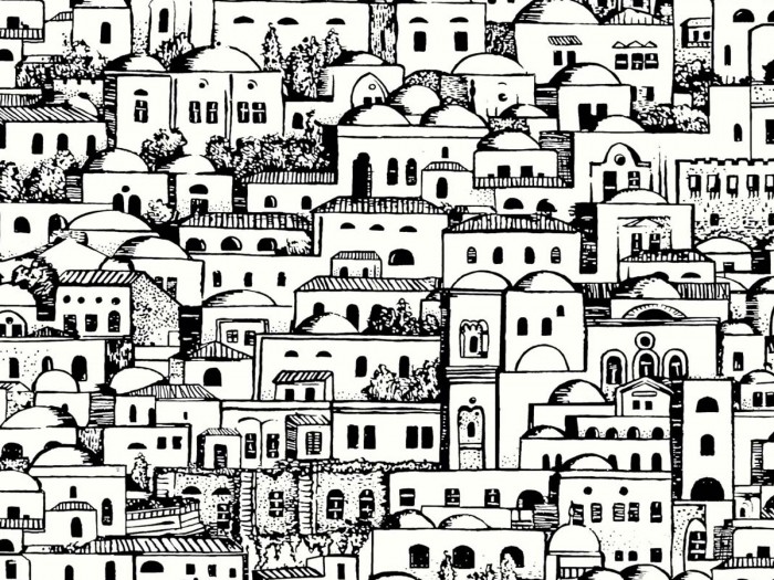 Ansicht der Fornasetti Tapete 114/19039 Mediterranea von Cole and Son