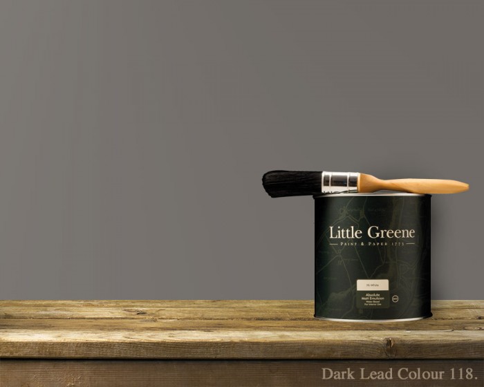 Little Greene Dark Lead Colour 118