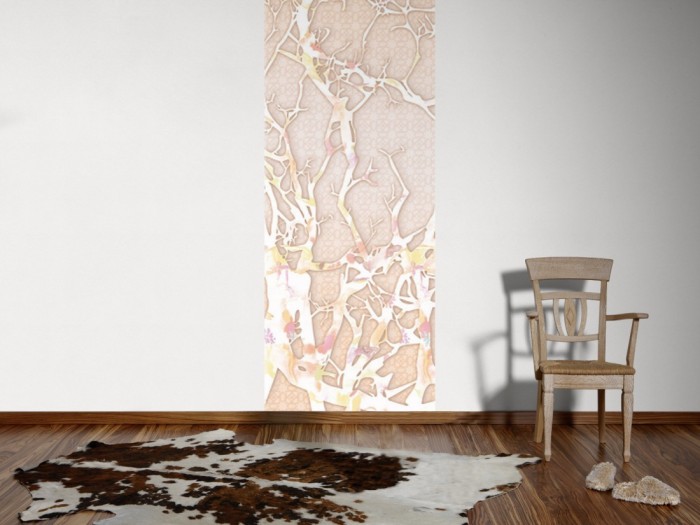 Ein Foto von dem Design-Fotopanel Abstrakte Ranken, Artwork tapeziert an der Wand. Bestelle Deine Bildtapete online.