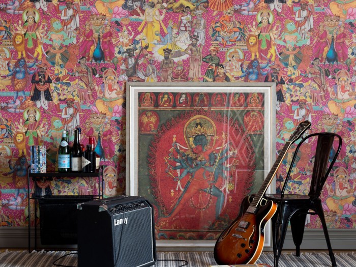 Raumansicht der Selected Walls Tapete Bagan Nirwana Wallpaper Col. 01