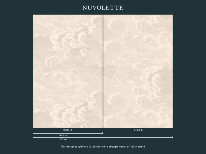 Bestellhinweis zu der Fornasetti Tapete 114/28056 Nuvolette