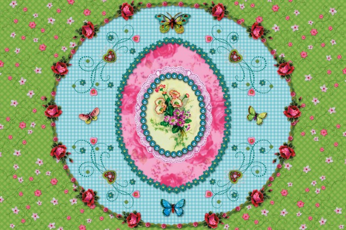 Die Design-Fototapete Blumen Be Happy, Nostalgie, eine Vlies-Fototapete bei Livingwalls Cologne online kaufen. Die Design-Fototapete Blumen Be Happy, Nostalgie ist eine Fototapete auf Maß.