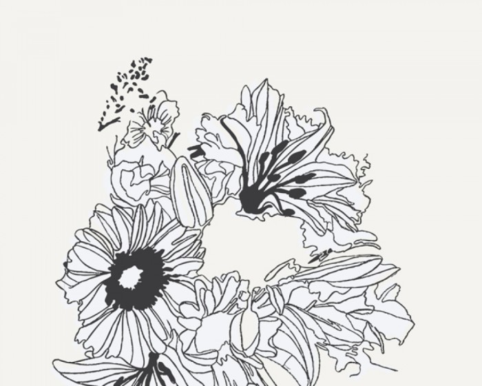 Das Design-Fotopanel Flower-Power Blüte Hellgrau einfach online bestellen. Die Designertapete von Daniel Hechter ist in drei Farbkombinationen erhältlich.