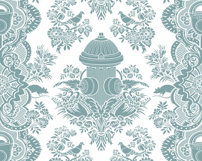 Ansicht der Flavour Paper Tapete FP1072 City Park in der Farbe Cashmere - Flavour Paper Tapete FP1072 einfach online bestellen