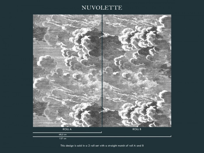 Bestellhinweis zu der Fornasetti Tapete 114/28054 Nuvolette