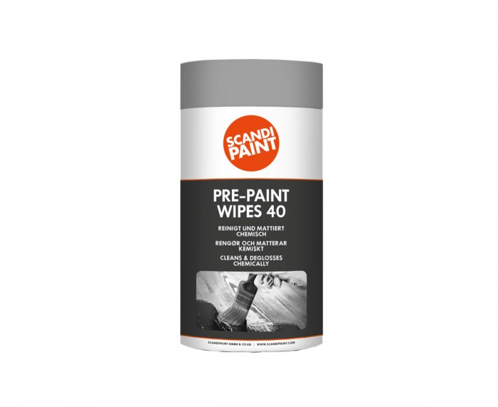 Scandipaint Pre-Paint Wipes Reinigungstücher in der praktischen Dose