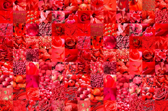 Die Design-Fototapete Obst, Gemüse und Blumen in rot, eine Vlies-Fototapete bei Livingwalls Cologne online kaufen. Die Design-Fototapete Obst, Gemüse und Blumen in rot ist eine Fototapete auf Maß.