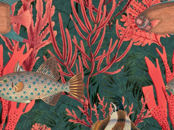 Detailansicht der Selected Walls Tapete Ningaloo Reef Wallpaper Col. 01