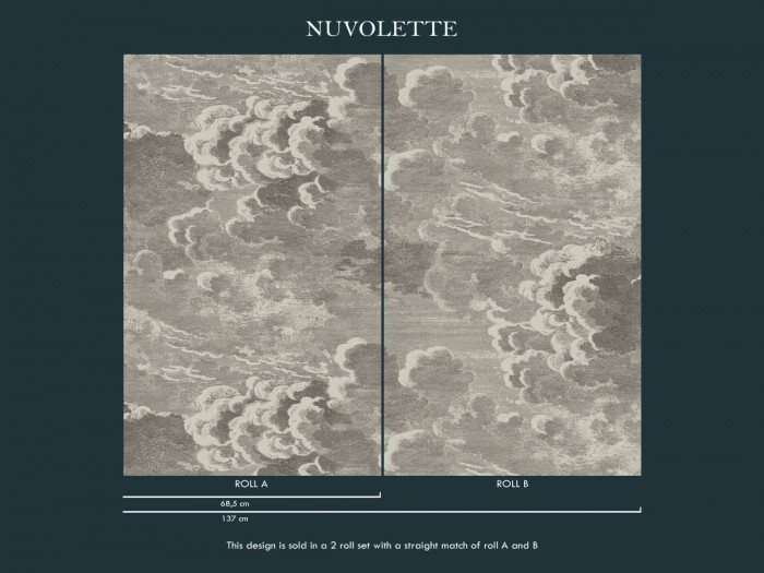 Bestellhinweis zu der Fornasetti Tapete 114/2004 Nuvolette