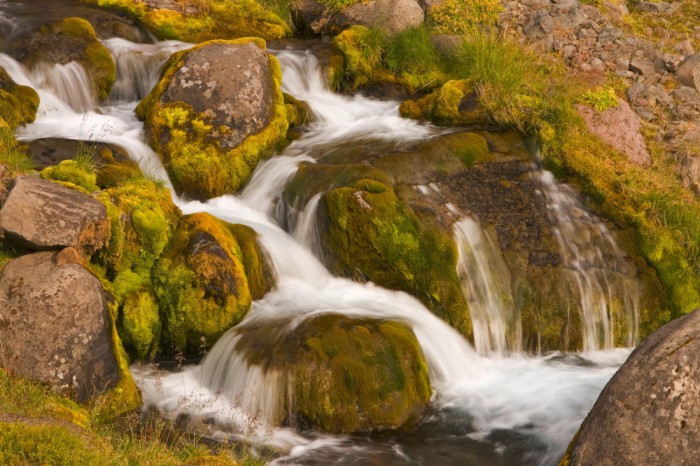 Die Fototapete Wasserfall im Gebirge, eine Vlies-Fototapete bei Livingwalls Cologne online kaufen. Die Fototapete Wasserfall im Gebirge ist eine Fototapete auf Maß.