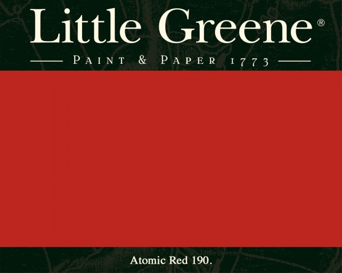 Little Greene Atomic Red 190