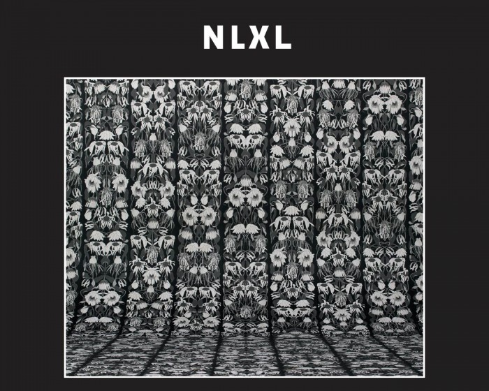 Die NLXL Tapete JOB-06 Archives von Studio Job tapeziert an einer Wand.