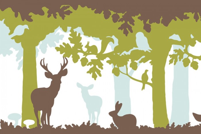 Die Design-Fototapete Märchenwald Grün-Braun, Artwork, eine Vlies-Fototapete bei Livingwalls Cologne online kaufen. Die Design-Fototapete Märchenwald Grün-Braun, Artwork ist eine Fototapete auf Maß.