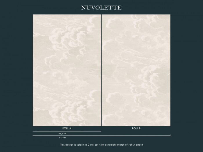 Bestellhinweis zu der Fornasetti Tapete 114/2005 Nuvolette