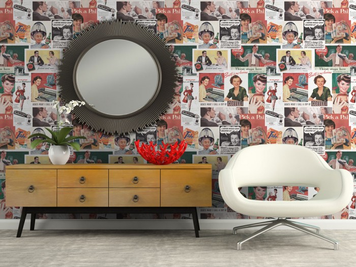 Raumansicht der Selected Walls Tapete Atlanta Promo Wallpaper Col. 01