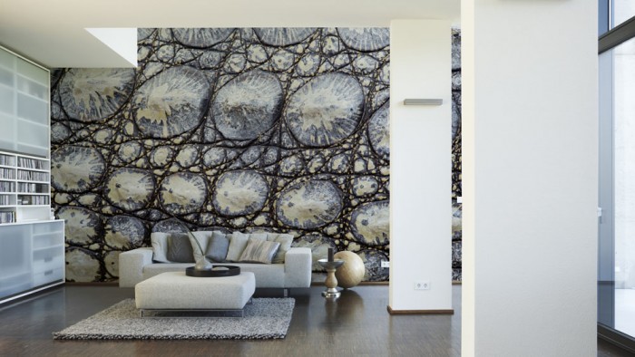 3D-Fototapete Krokodilhaut