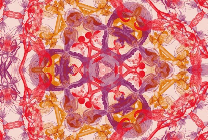 Die Designer-Fototapete Kaleidoskop Blüten, Artwork by Mylumi, eine Vlies-Fototapete bei Livingwalls Cologne online kaufen. Die Designer-Fototapete Kaleidoskop Blüten, Artwork by Mylumi ist eine Fototapete auf Maß.