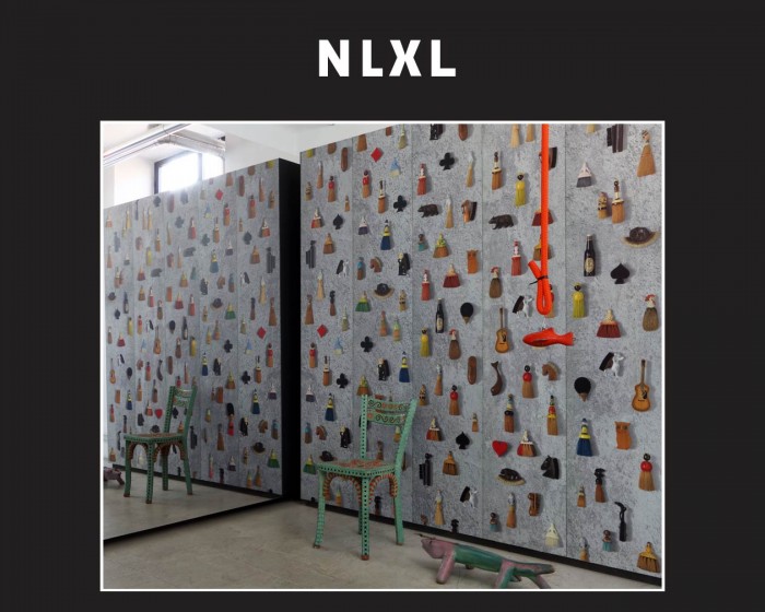 Raumfoto der NLXL Tapete DRO-05 Obsession von Daniel Rozensztroch.